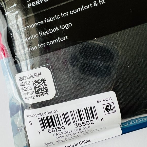 REEBOK Men's Pro-Series Long Sleeve Base Layer Crew Size S (34-36) NIP - Picture 4 of 6